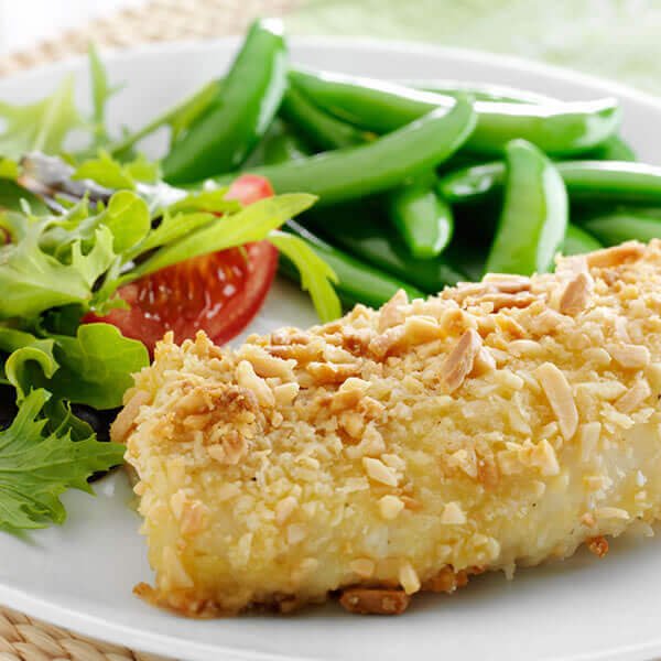 Almond-Crusted Cod