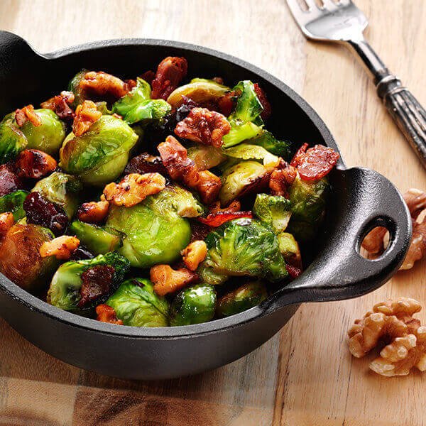 Sweet Walnut Brussel Sprouts