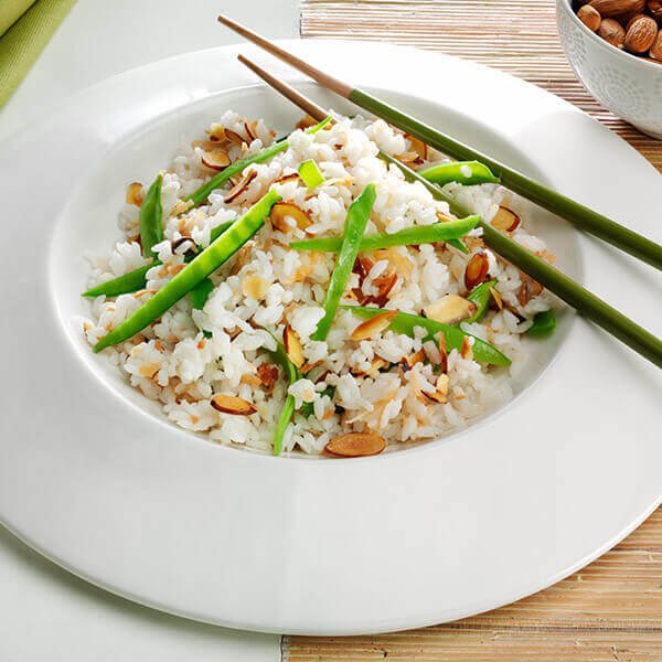 Coconut Almond Rice